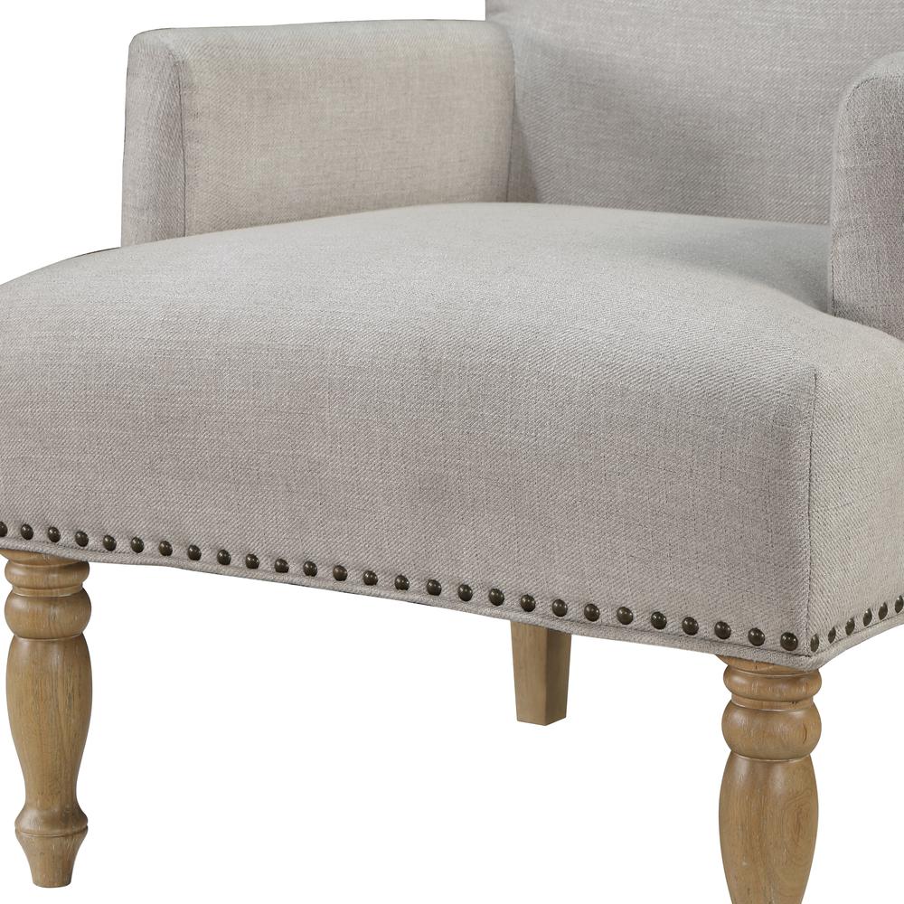 Anna Beige Arm Chair. Picture 9