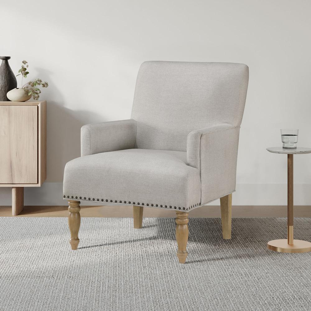 Anna Beige Arm Chair. Picture 13