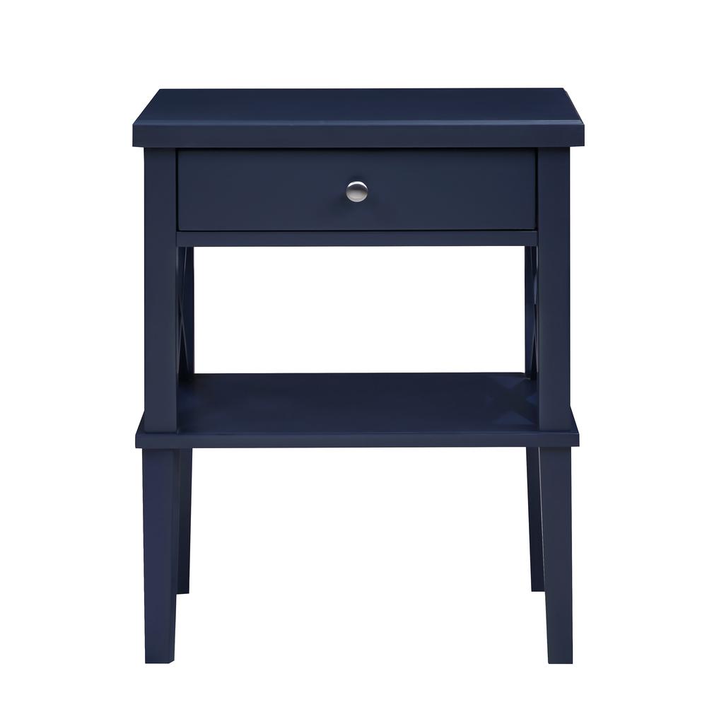 Marta Midnight Blue Nightstand. Picture 3