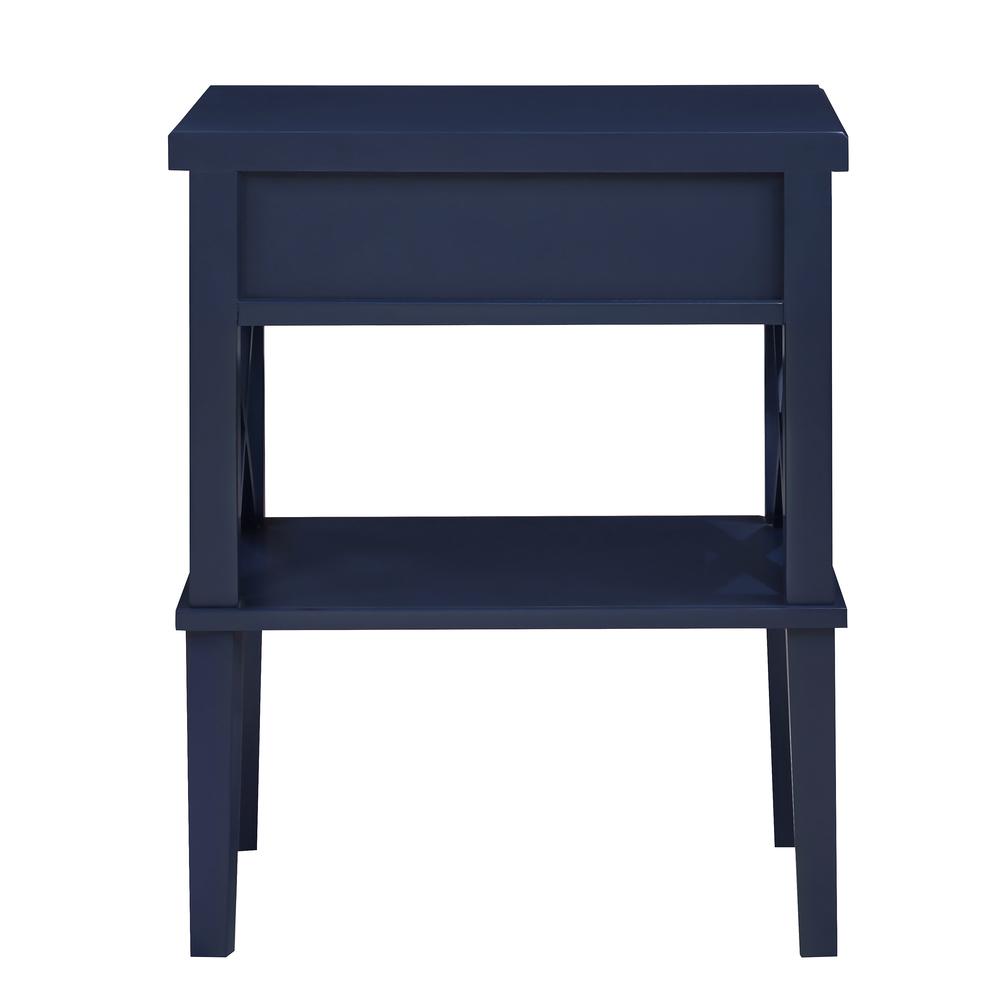 Marta Midnight Blue Nightstand. Picture 5