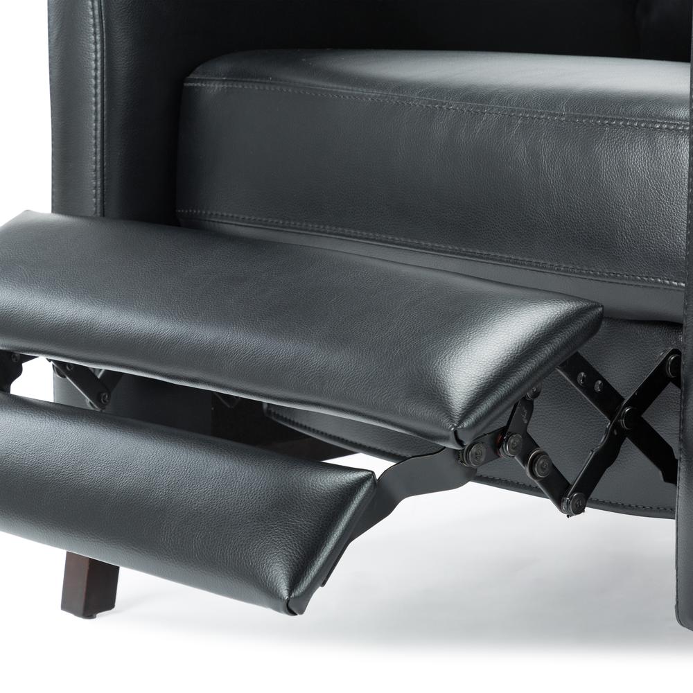 Maxton Push Back Recliner - Black. Picture 5