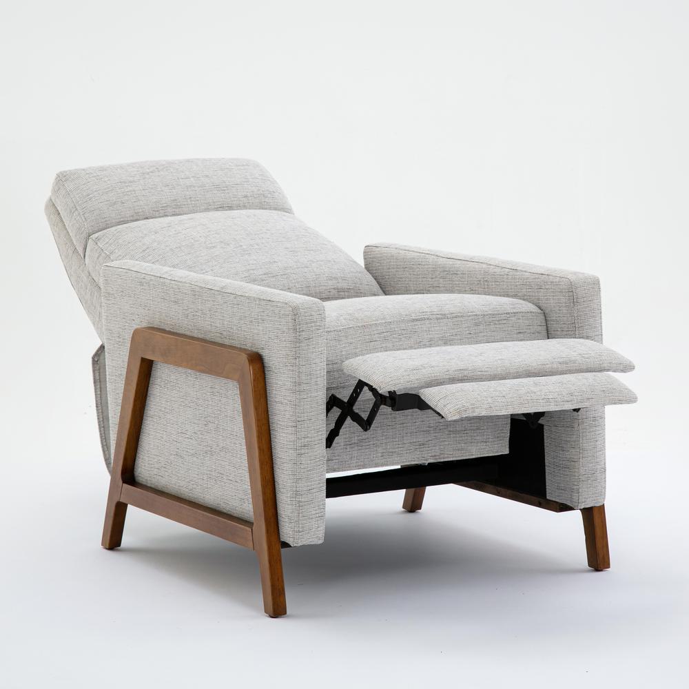 Veneto Push Back Recliner in Performance Fabric - Sea Oat. Picture 7