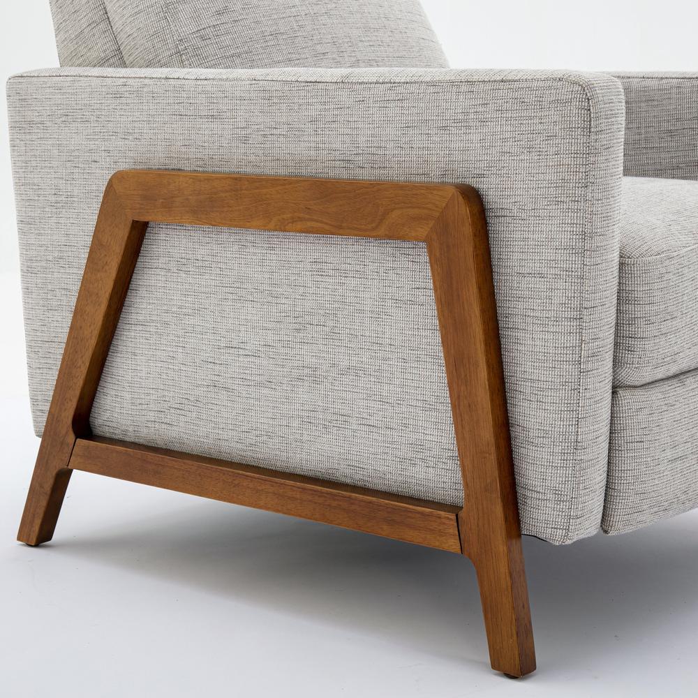 Veneto Push Back Recliner in Performance Fabric - Sea Oat. Picture 13