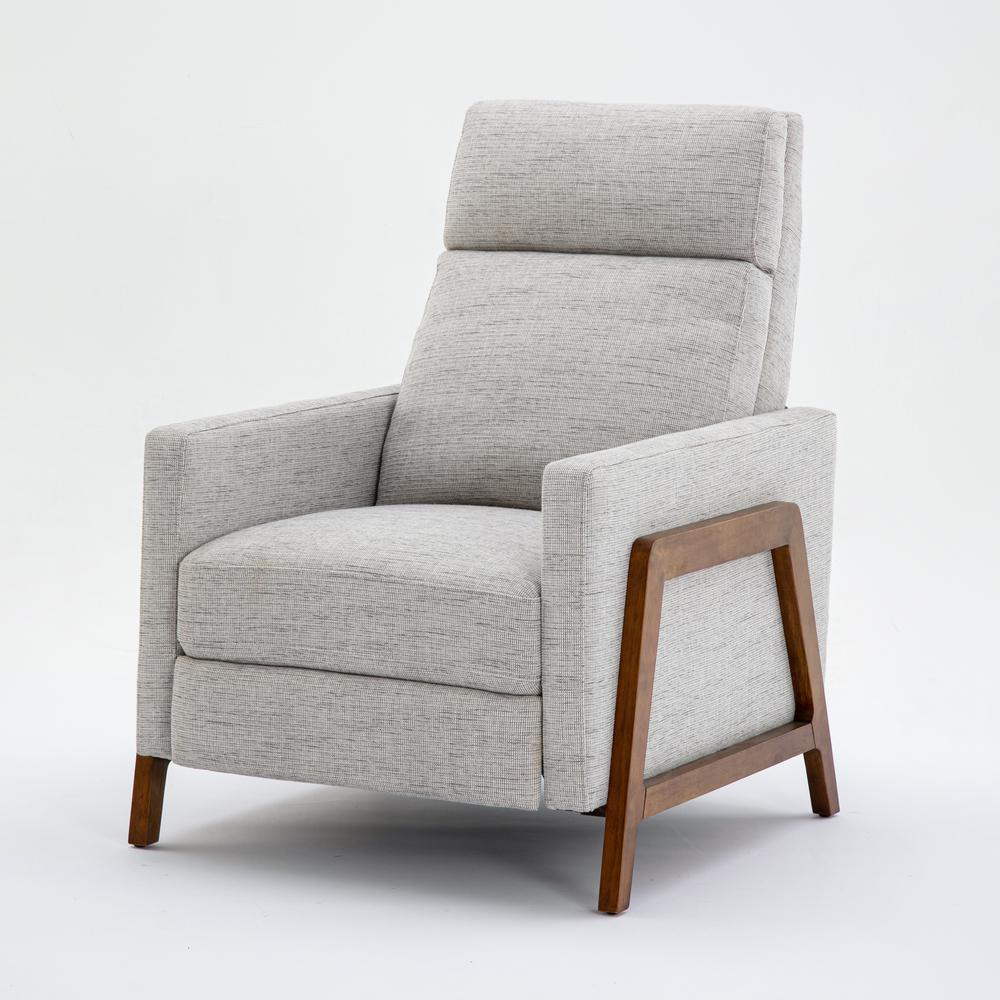 Veneto Push Back Recliner in Performance Fabric - Sea Oat. Picture 10