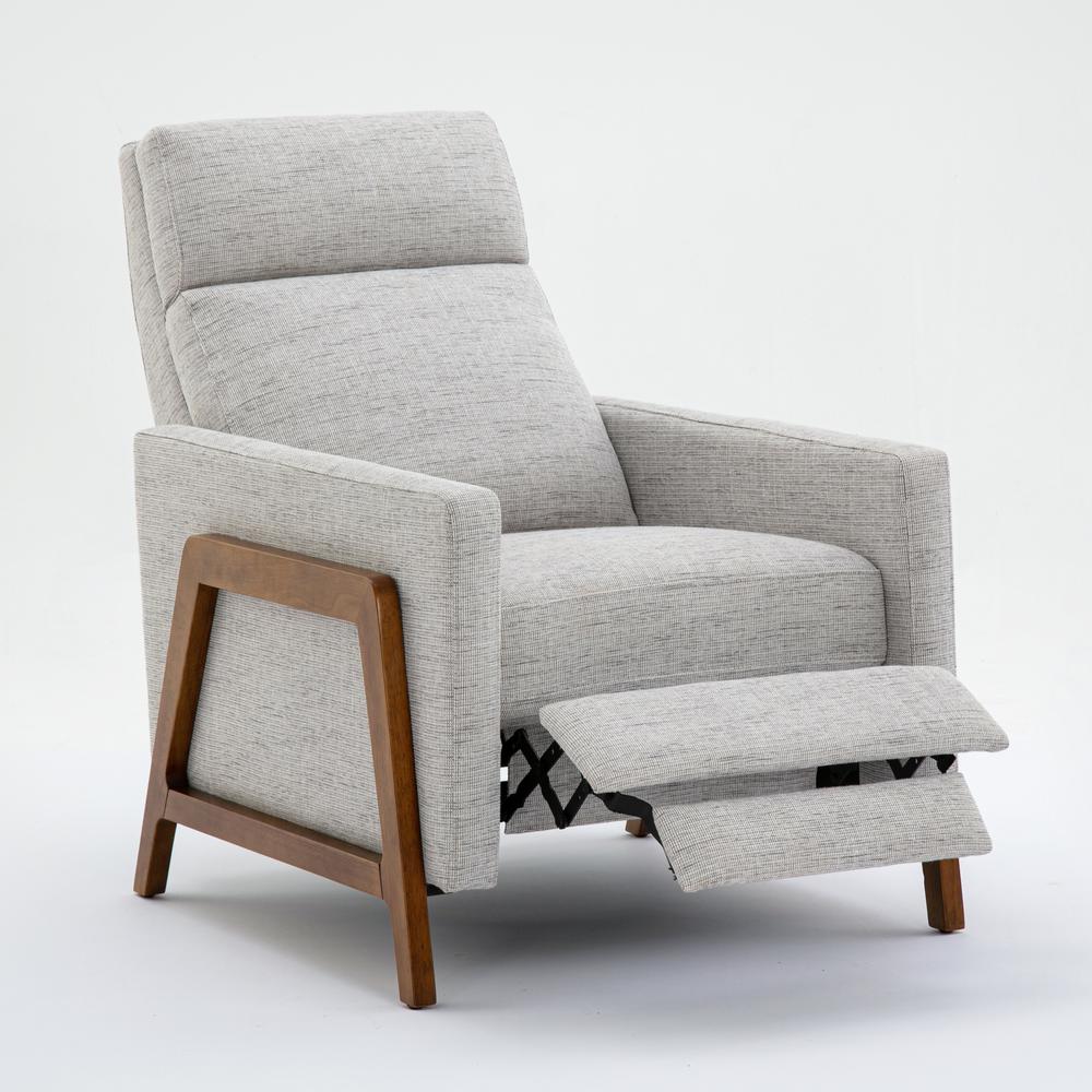Veneto Push Back Recliner in Performance Fabric - Sea Oat. Picture 11
