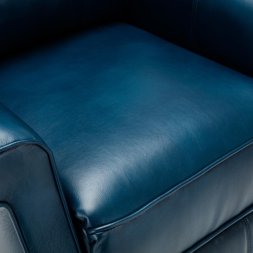 Lehman Navy Blue Traditional Lift Chair. Picture 6