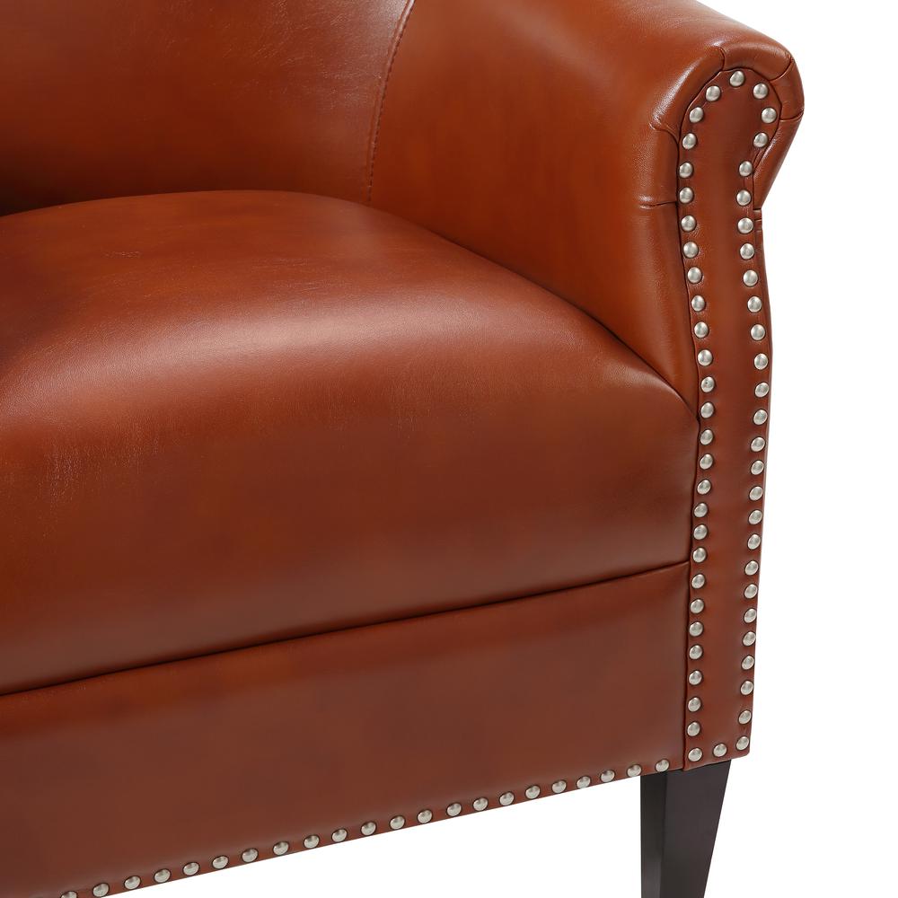Holly Caramel Club Chair. Picture 4