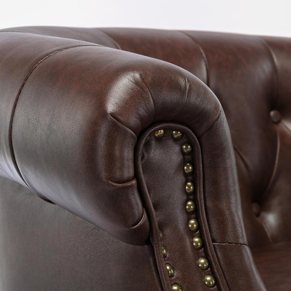 Chesterfield Button Tufted Accent Chair. Picture 12