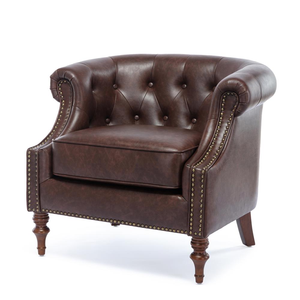 Chesterfield Button Tufted Accent Chair. Picture 8