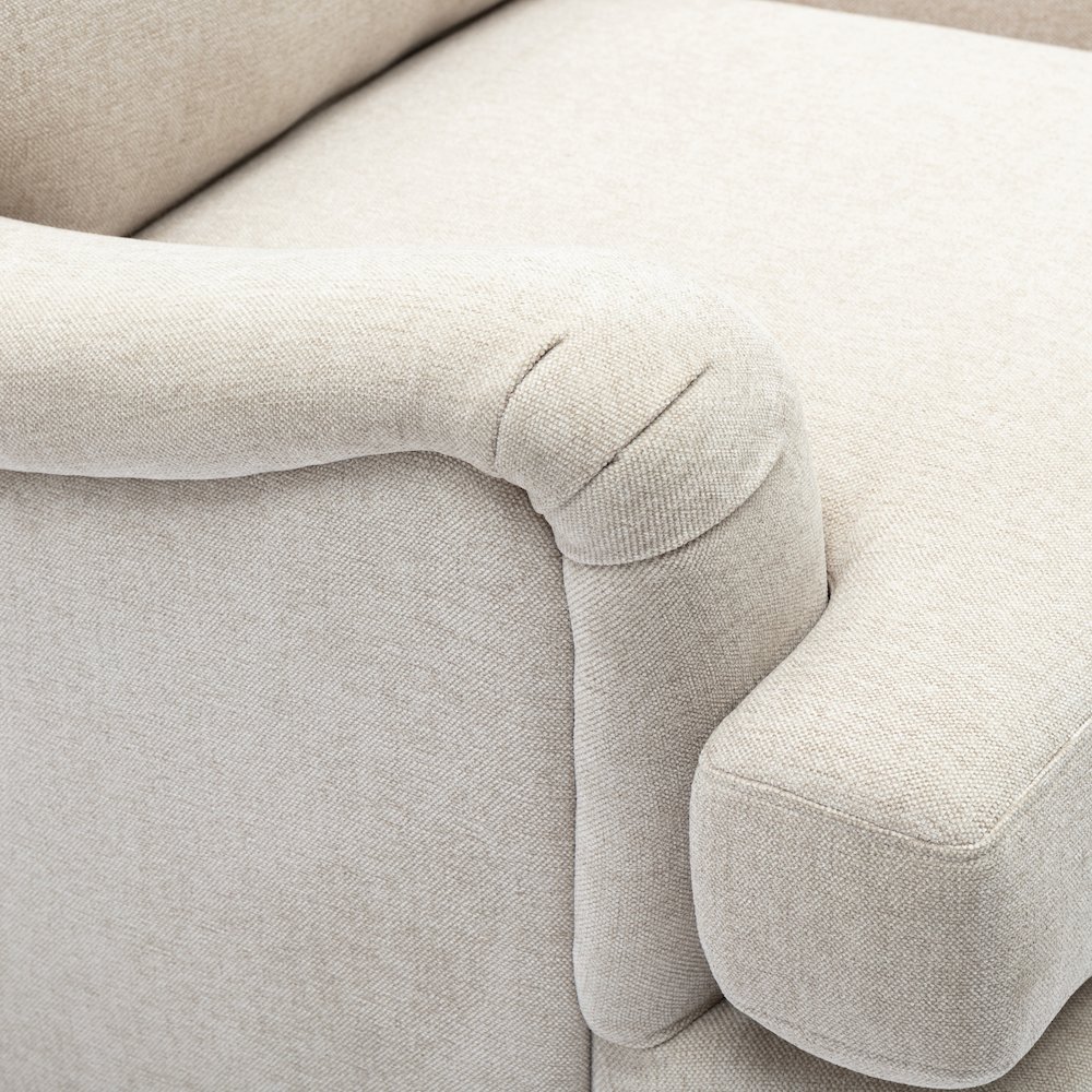Clarendon Sea Oat Chair and Ottoman. Picture 7
