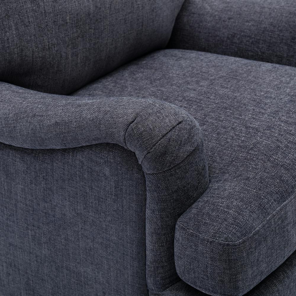Clarendon Arm Chair - Navy. Picture 10