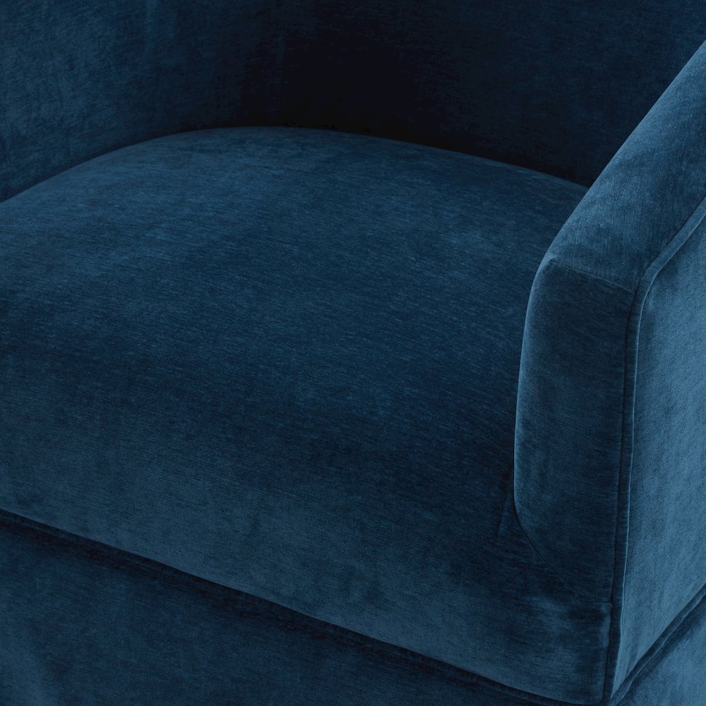 Elm Baltic Skirted Swivel Chair. Picture 10