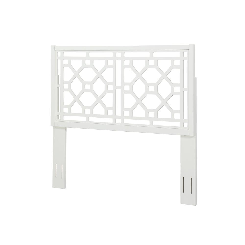Thomas Chippendale White Headboard - Queen/Full. Picture 2