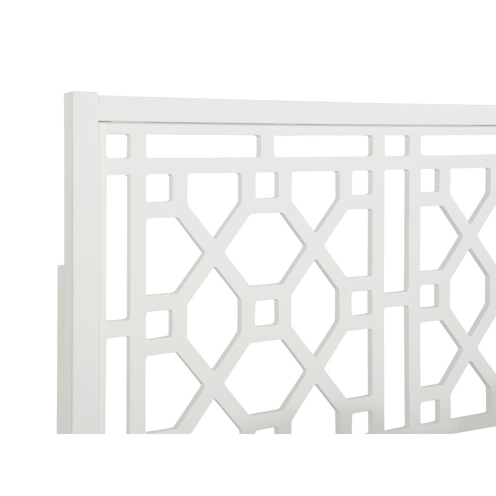 Thomas Chippendale White Headboard - King. Picture 3