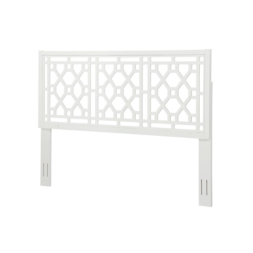 Thomas Chippendale White Headboard - King. Picture 2
