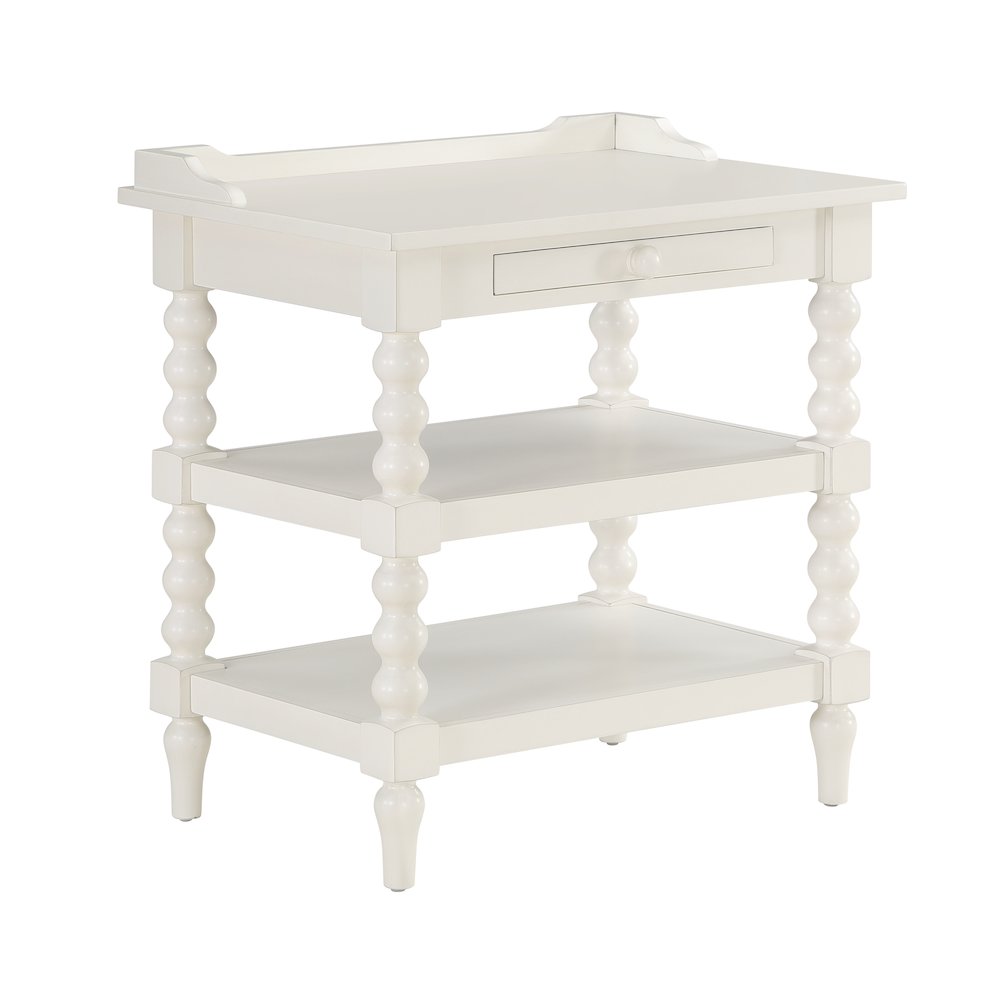 Averly Antique White Nightstand. Picture 1