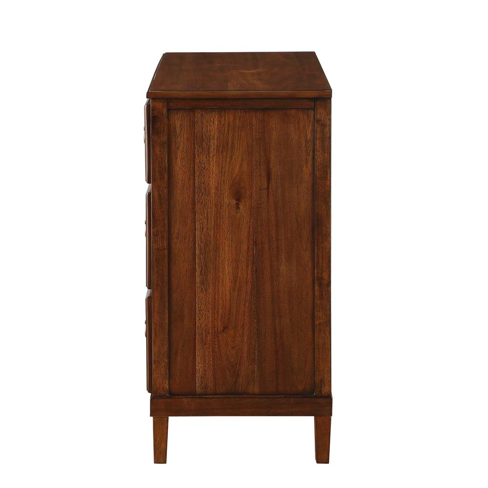 Cambridge Brown 3 Drawer Dresser. Picture 3