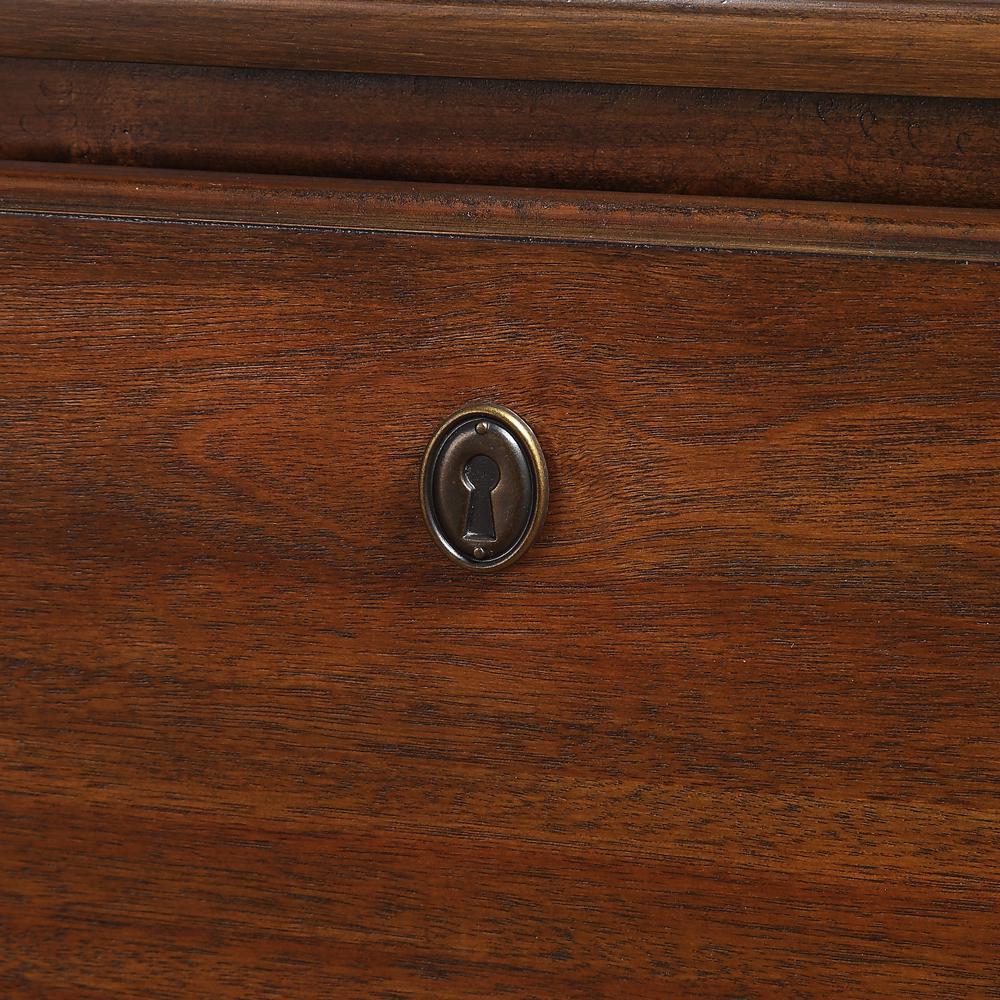 Cambridge Brown 3 Drawer Dresser. Picture 4