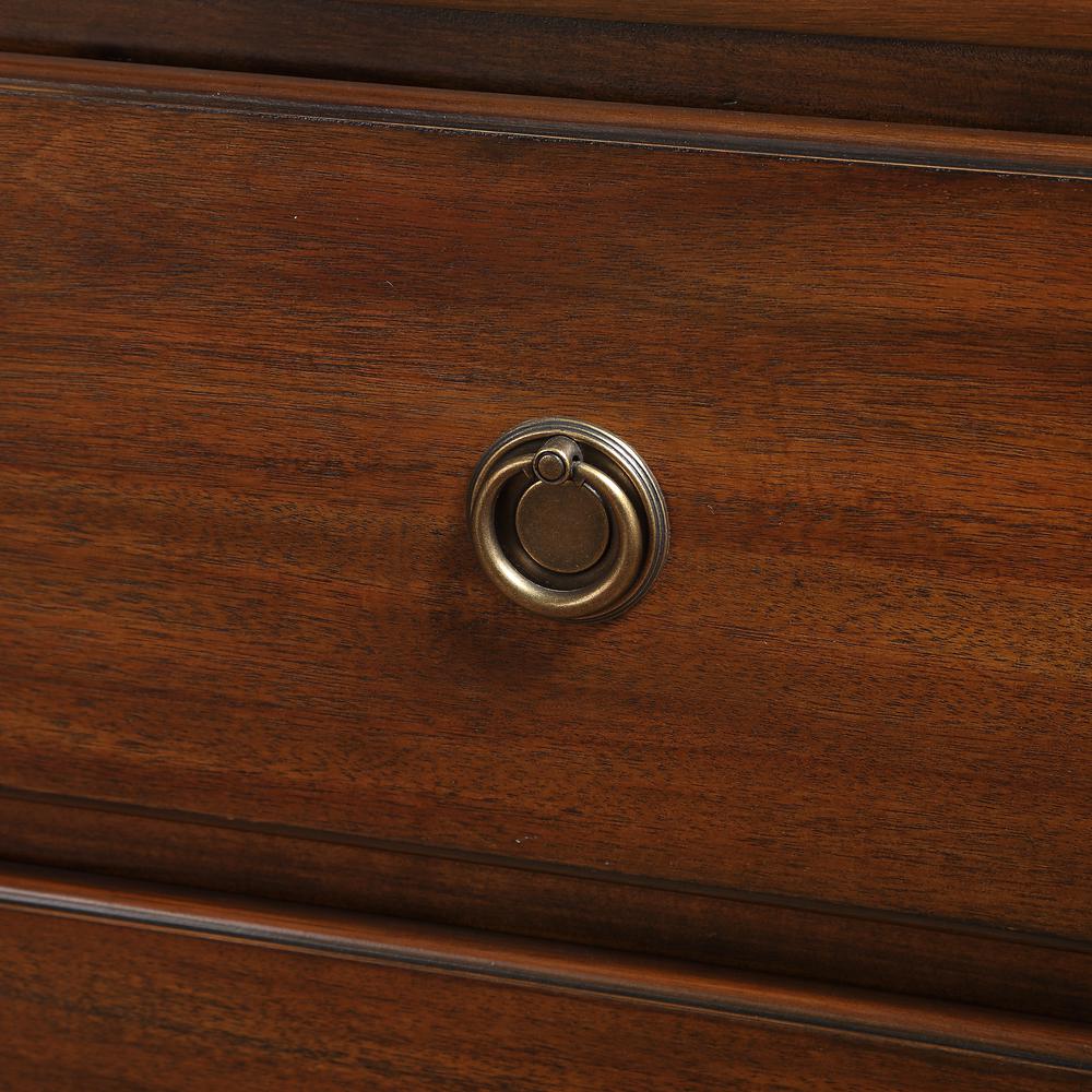 Cambridge Brown 3 Drawer Dresser. Picture 5
