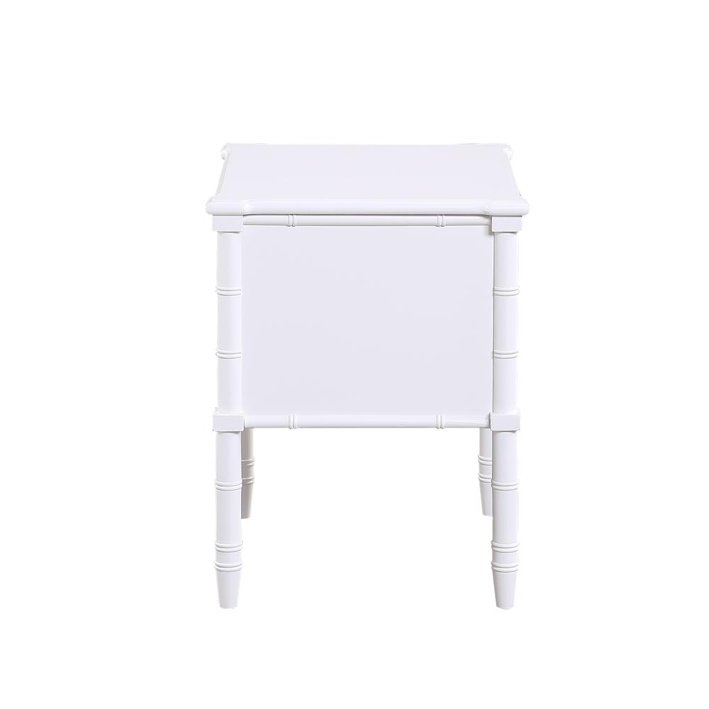 Ellison 2 Drawer Nightstand - White. Picture 5