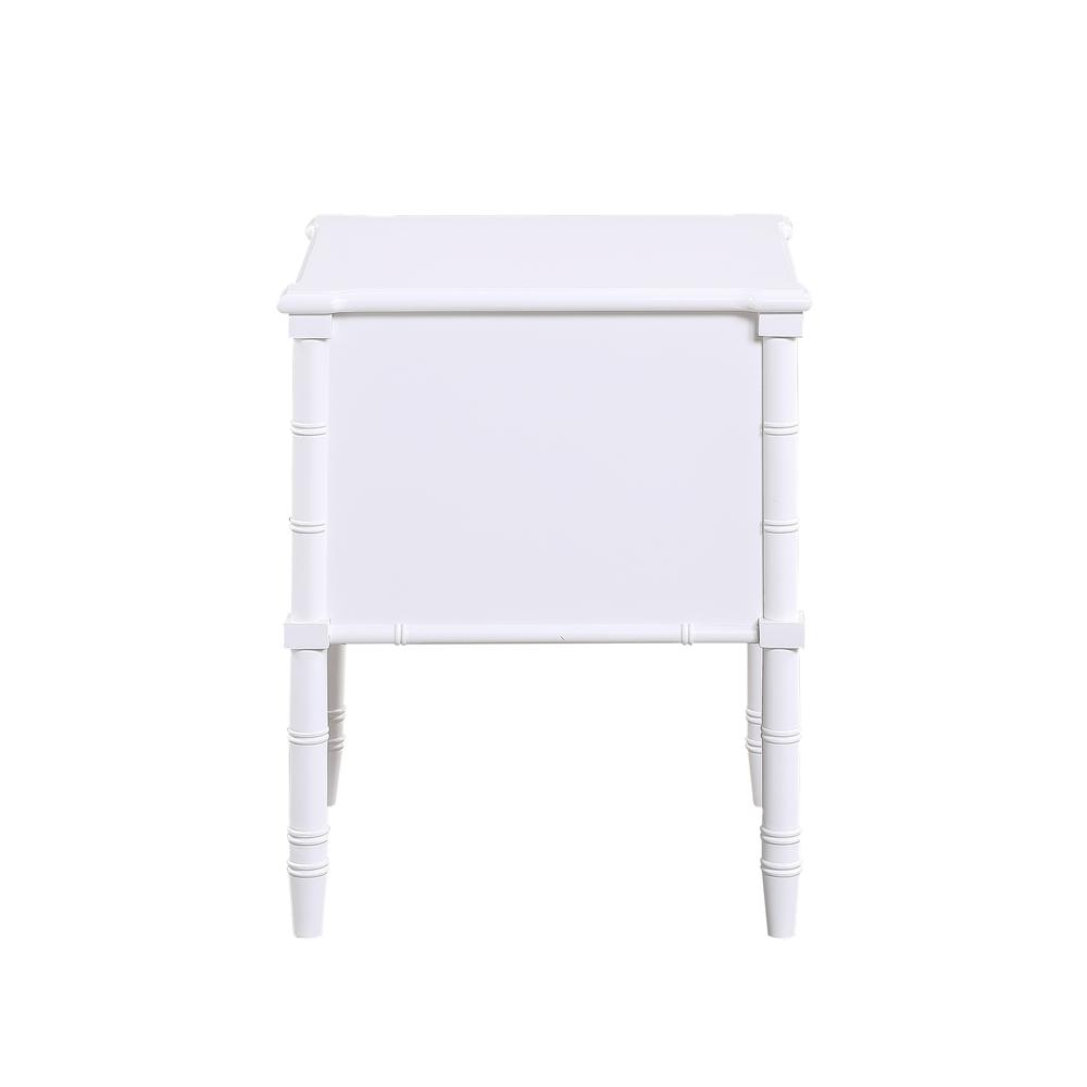 Ellison 2 Drawer Nightstand - White. Picture 6