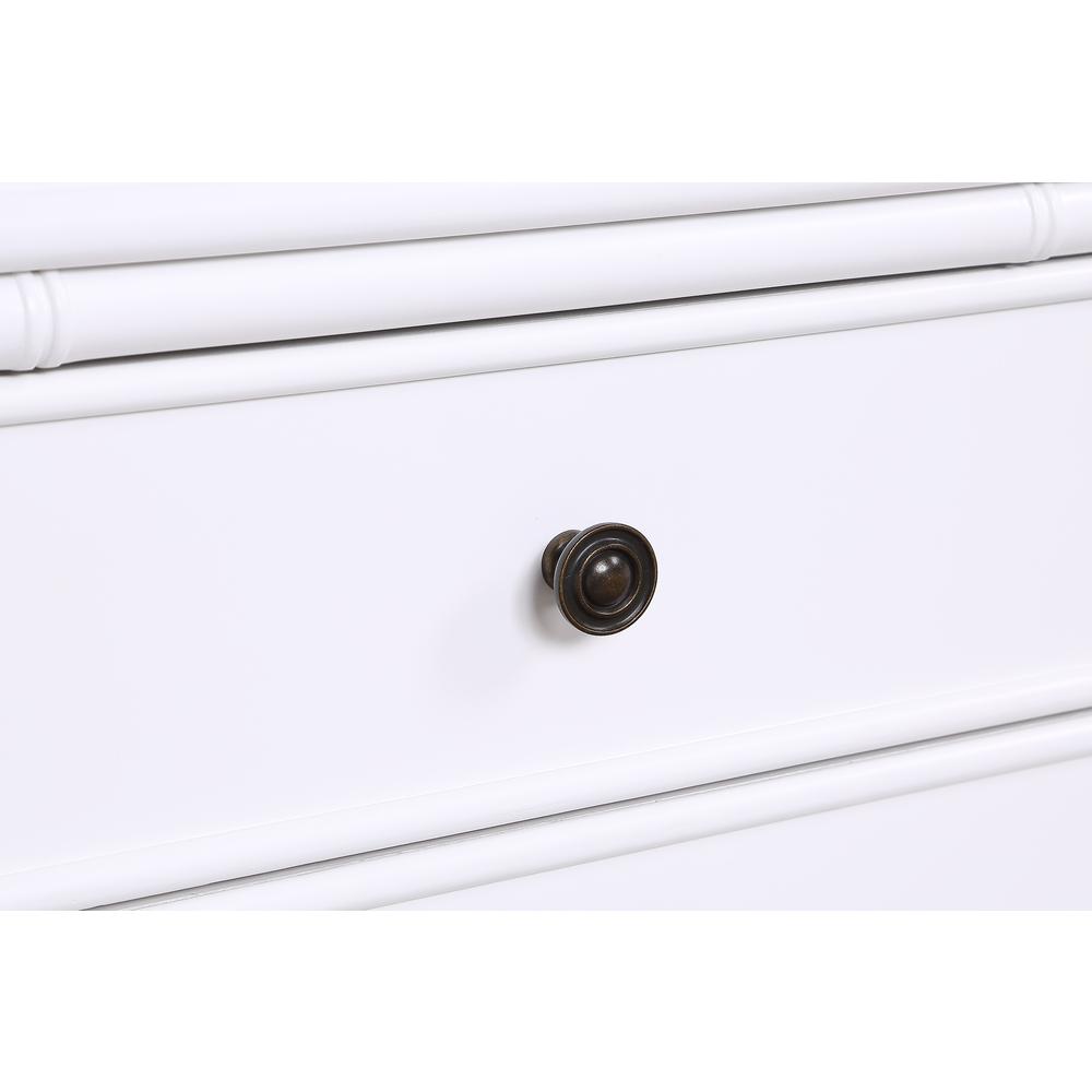 Ellison 2 Drawer Nightstand - White. Picture 8