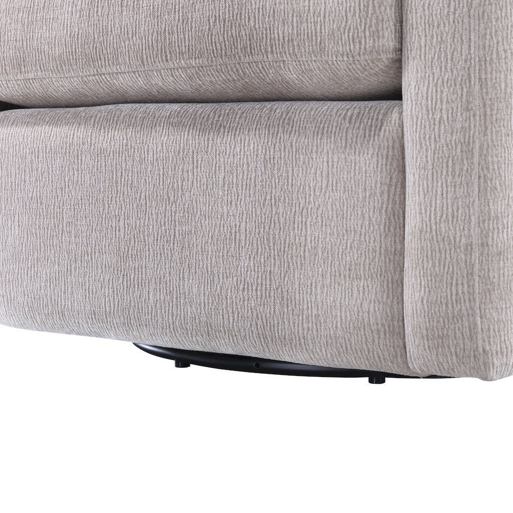 Sheldon Linen Swivel Barrel Chair. Picture 5