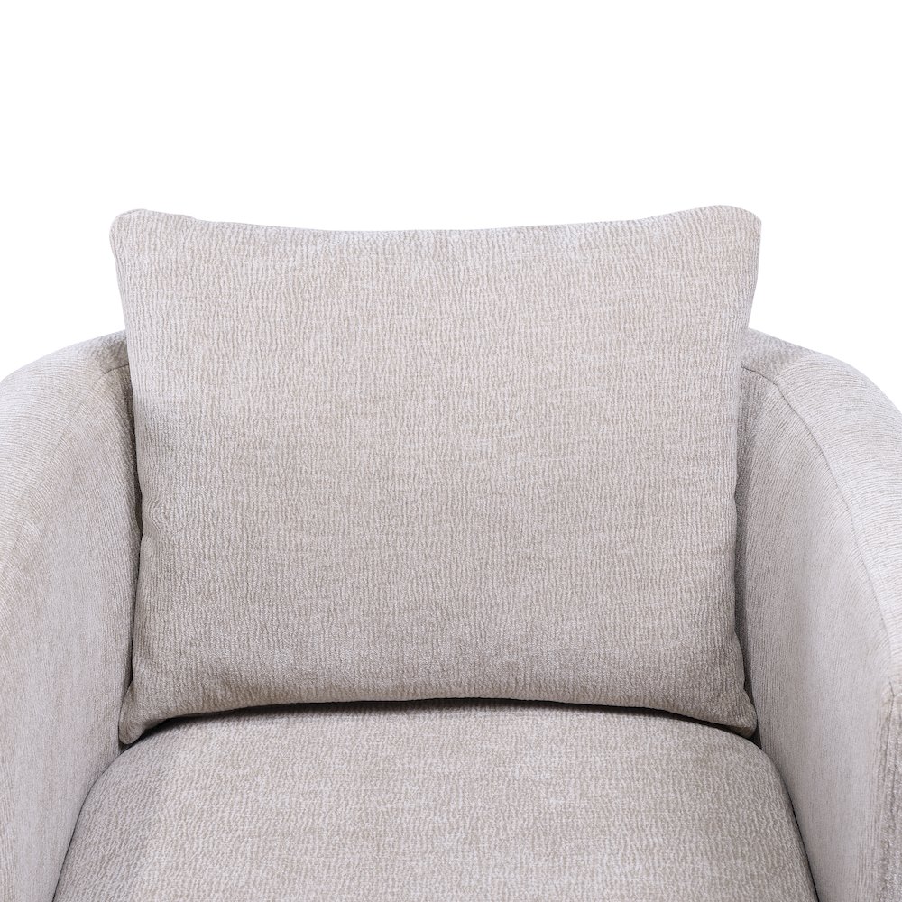 Sheldon Linen Swivel Barrel Chair. Picture 8