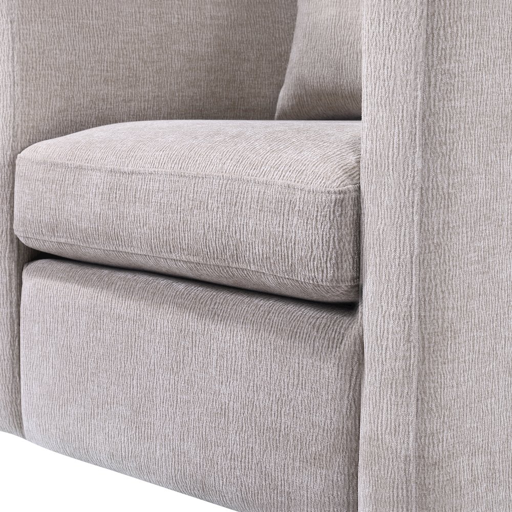 Sheldon Linen Swivel Barrel Chair. Picture 12