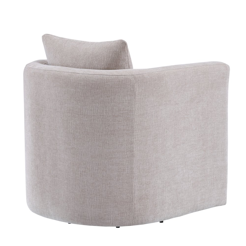 Sheldon Linen Swivel Barrel Chair. Picture 13