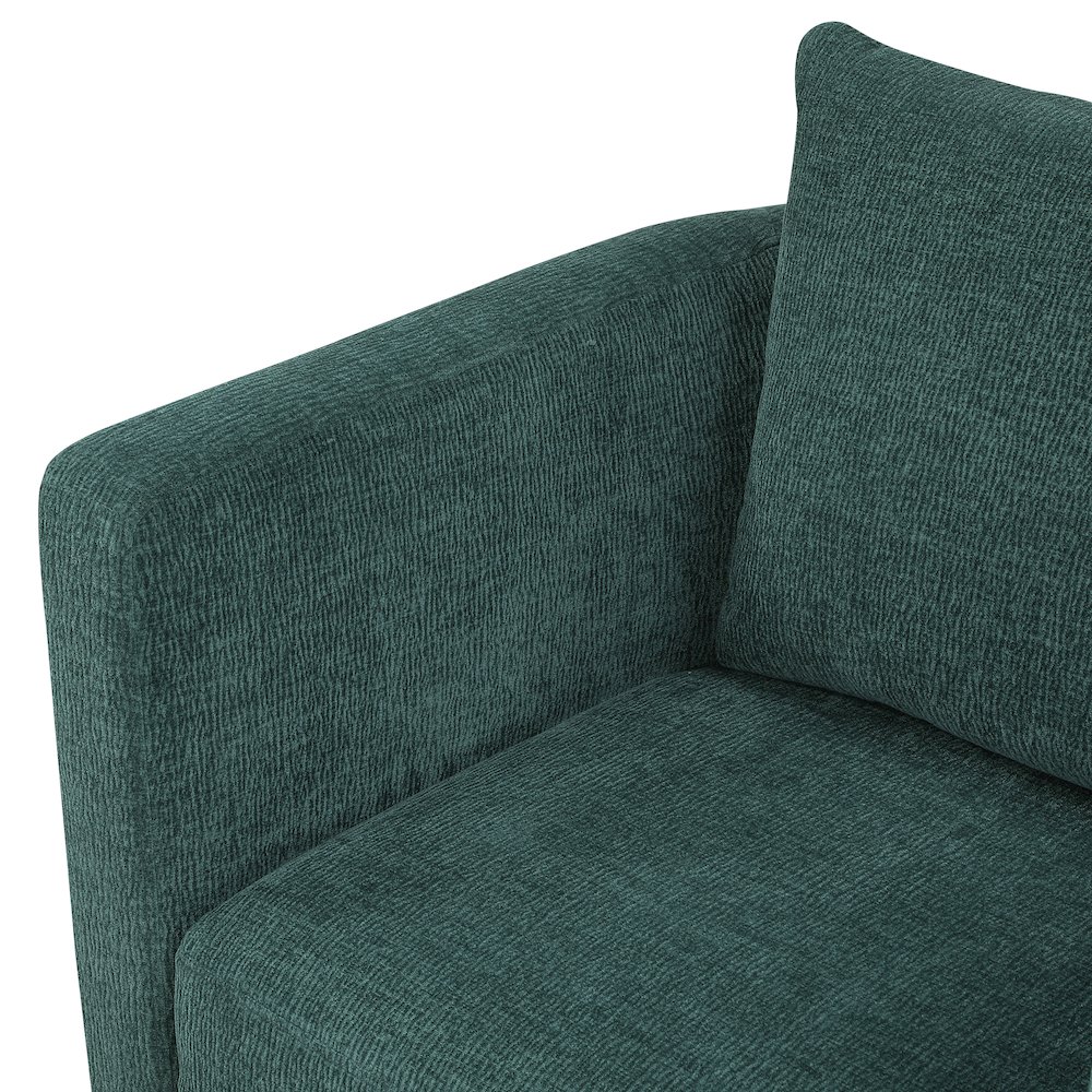 Sheldon Peacock Swivel Barrel Chair. Picture 5