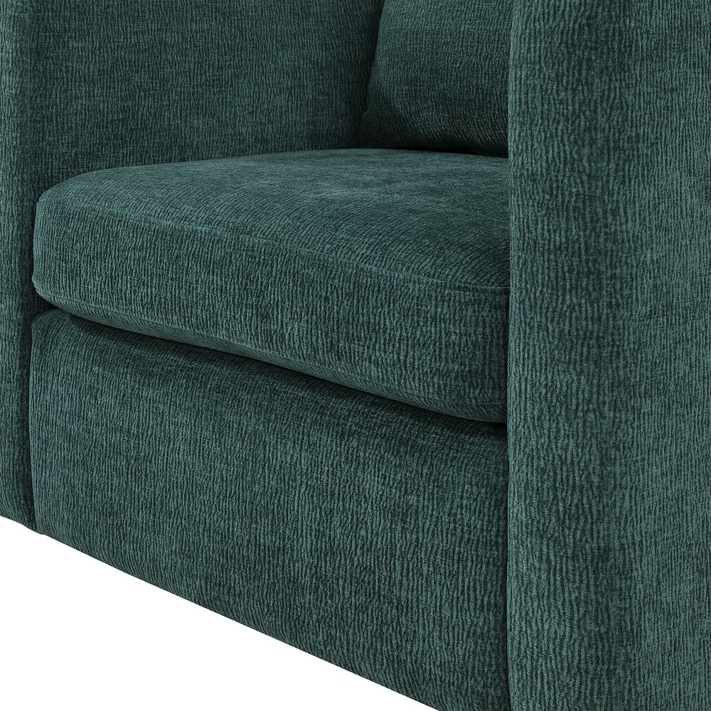 Sheldon Peacock Swivel Barrel Chair. Picture 6