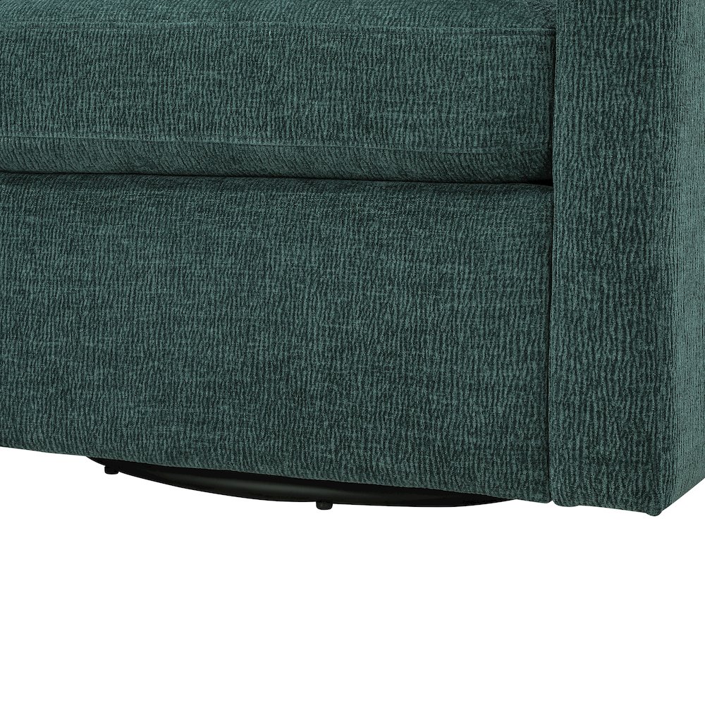 Sheldon Peacock Swivel Barrel Chair. Picture 7