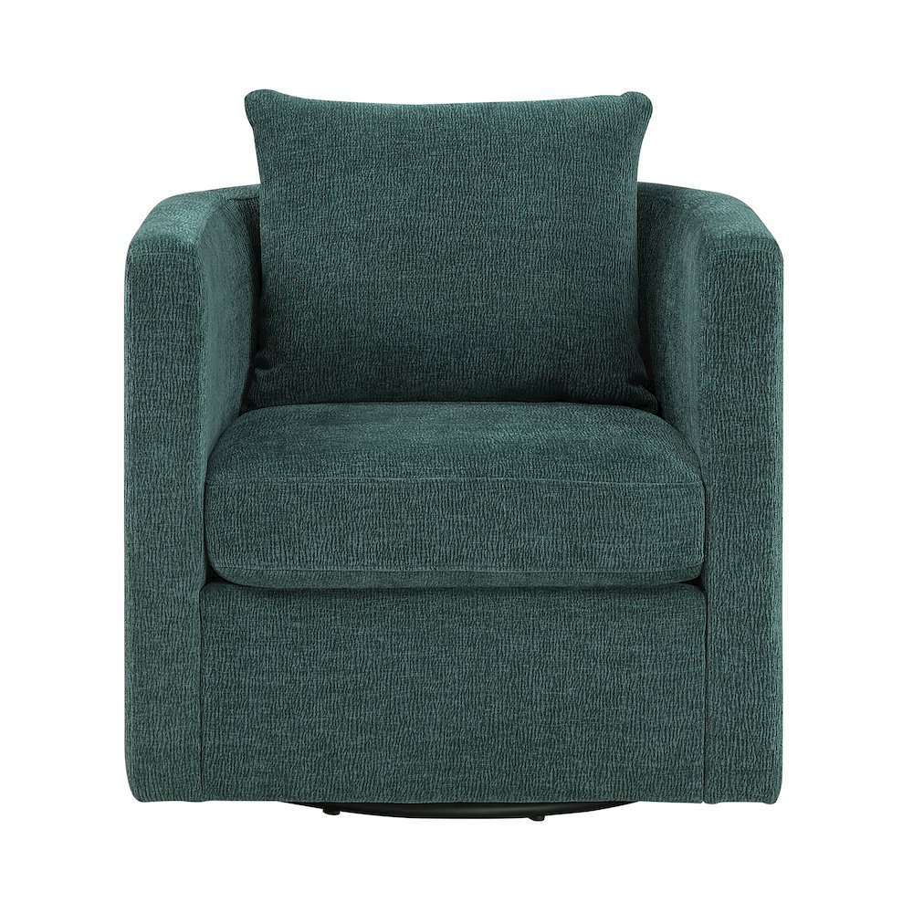 Sheldon Peacock Swivel Barrel Chair. Picture 2