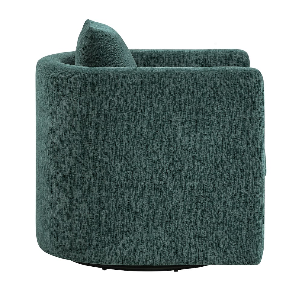 Sheldon Peacock Swivel Barrel Chair. Picture 9