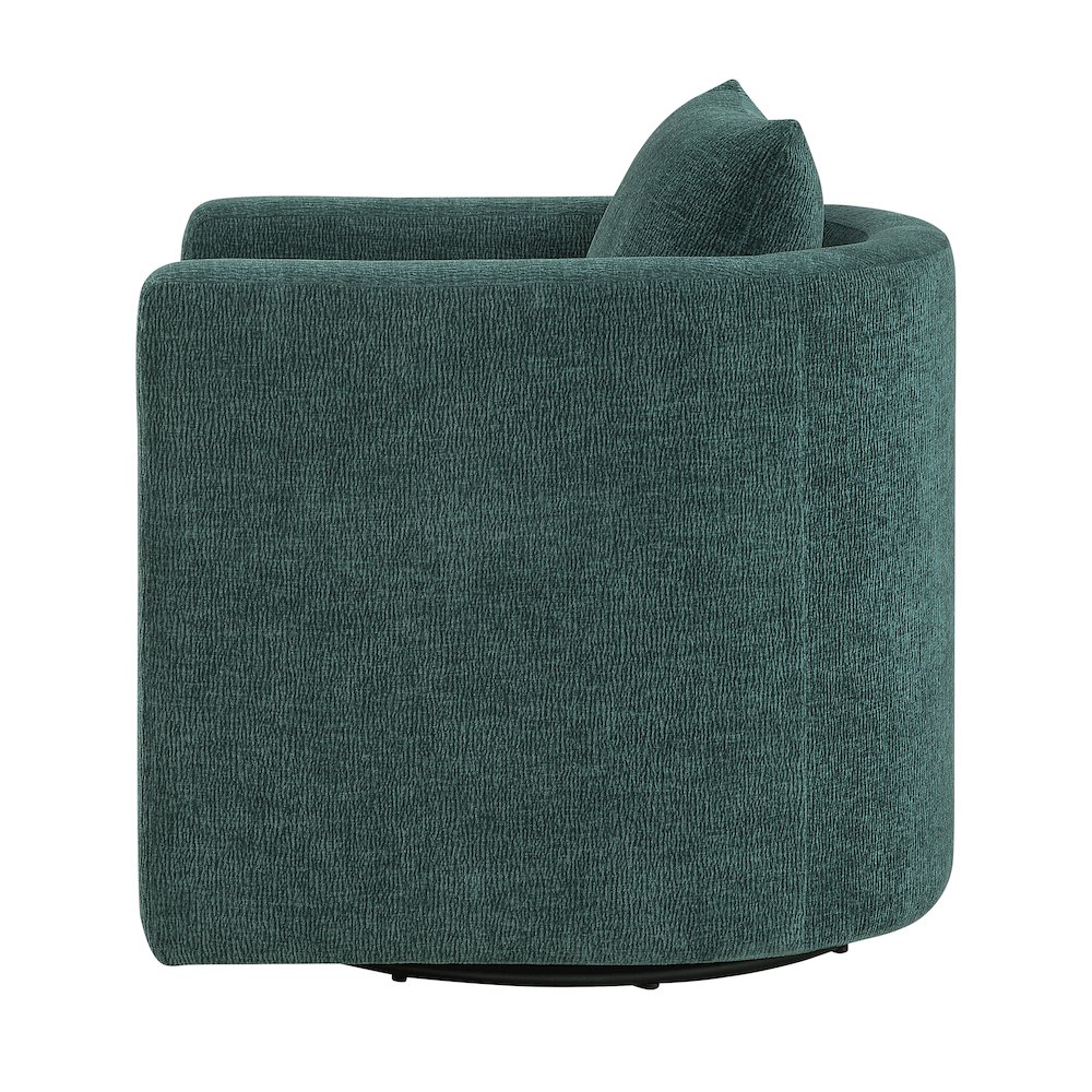 Sheldon Peacock Swivel Barrel Chair. Picture 10