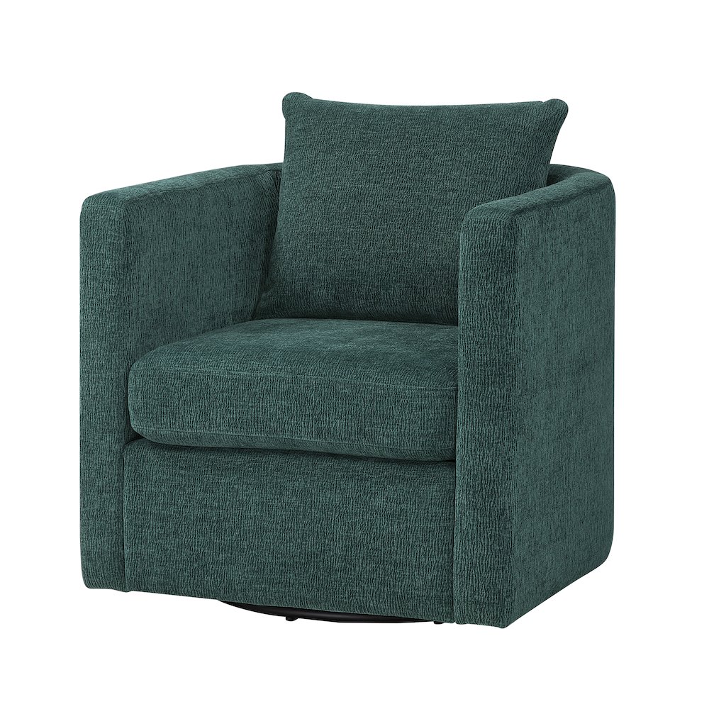 Sheldon Peacock Swivel Barrel Chair. Picture 11