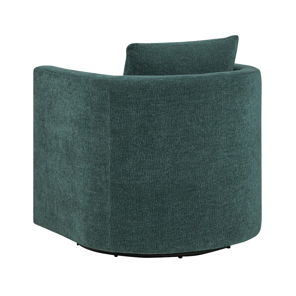 Sheldon Peacock Swivel Barrel Chair. Picture 12