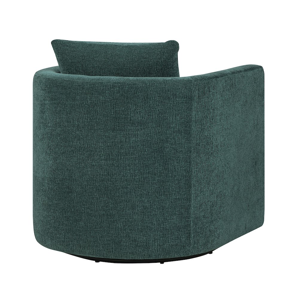 Sheldon Peacock Swivel Barrel Chair. Picture 13