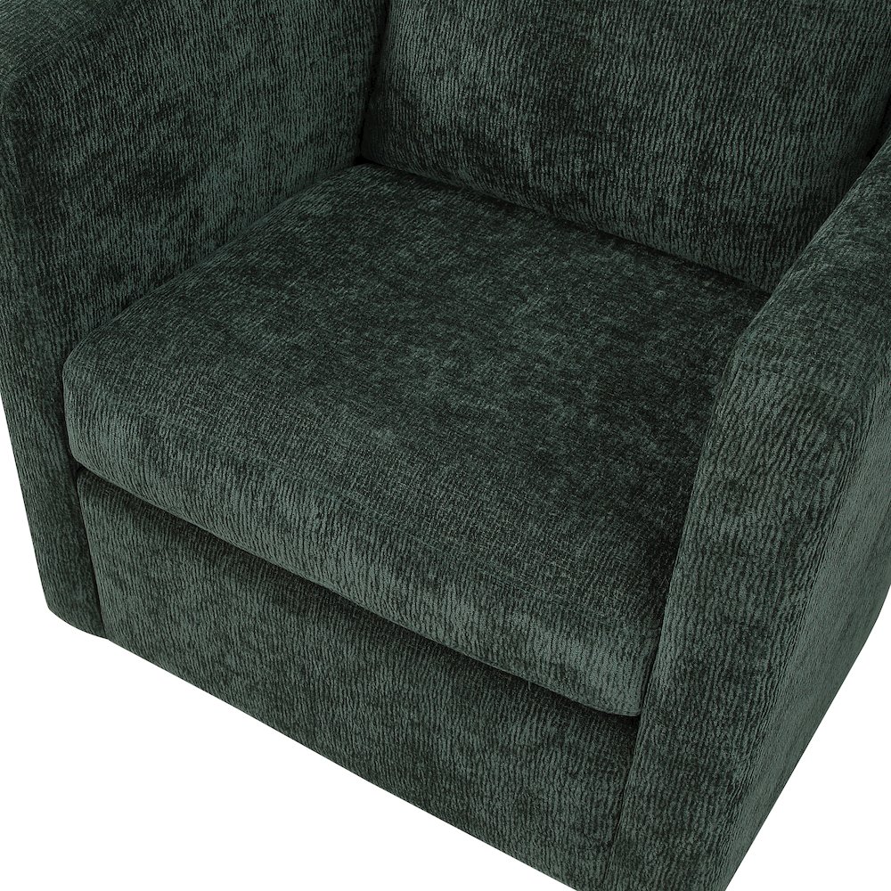 Sheldon Kelly Green  Swivel Barrel Chair. Picture 5