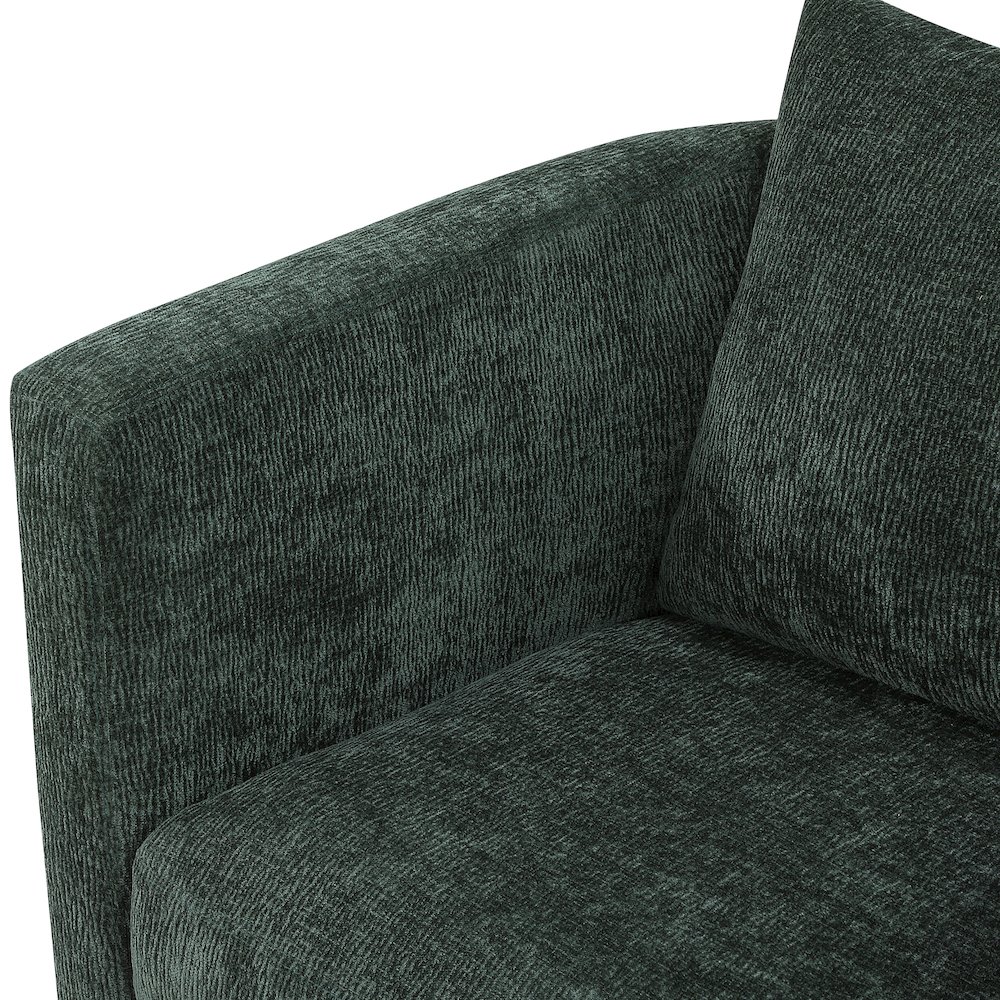Sheldon Kelly Green  Swivel Barrel Chair. Picture 6