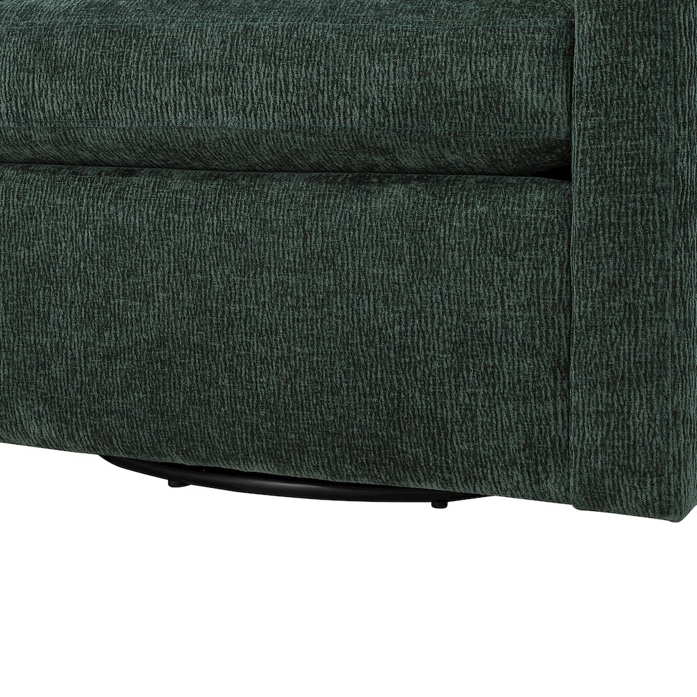 Sheldon Kelly Green  Swivel Barrel Chair. Picture 8