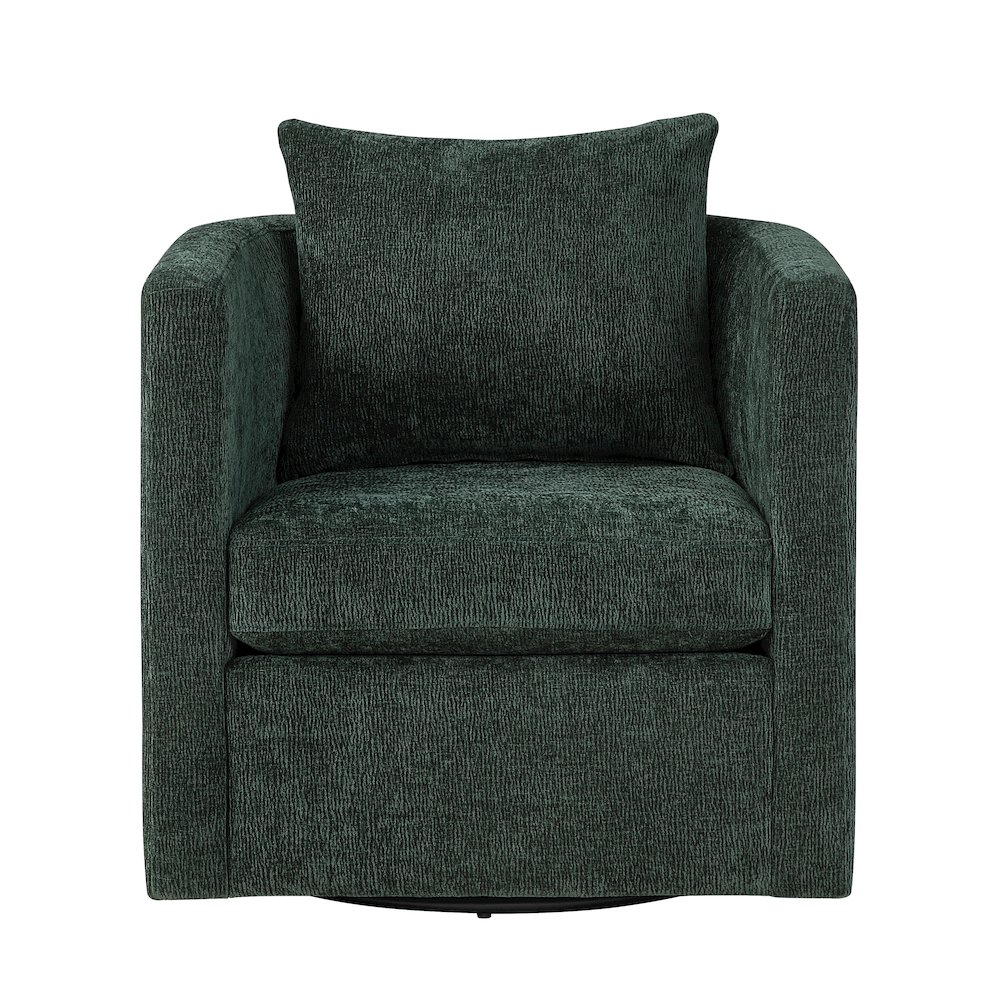 Sheldon Kelly Green  Swivel Barrel Chair. Picture 2