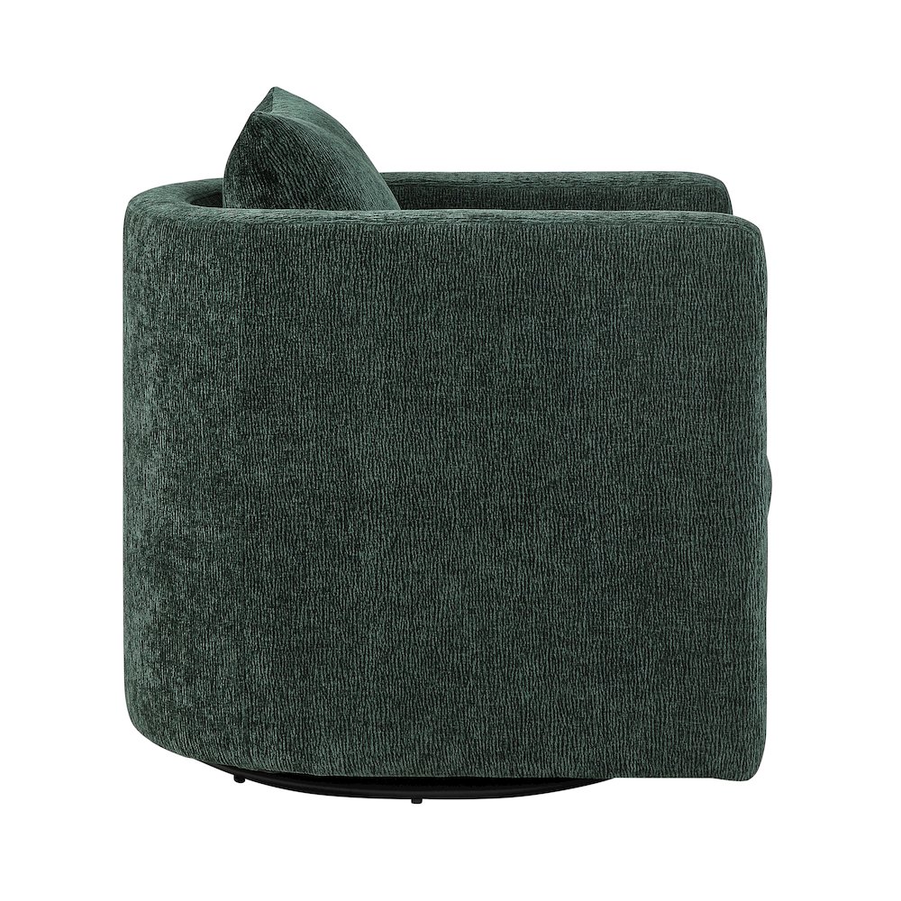 Sheldon Kelly Green  Swivel Barrel Chair. Picture 10
