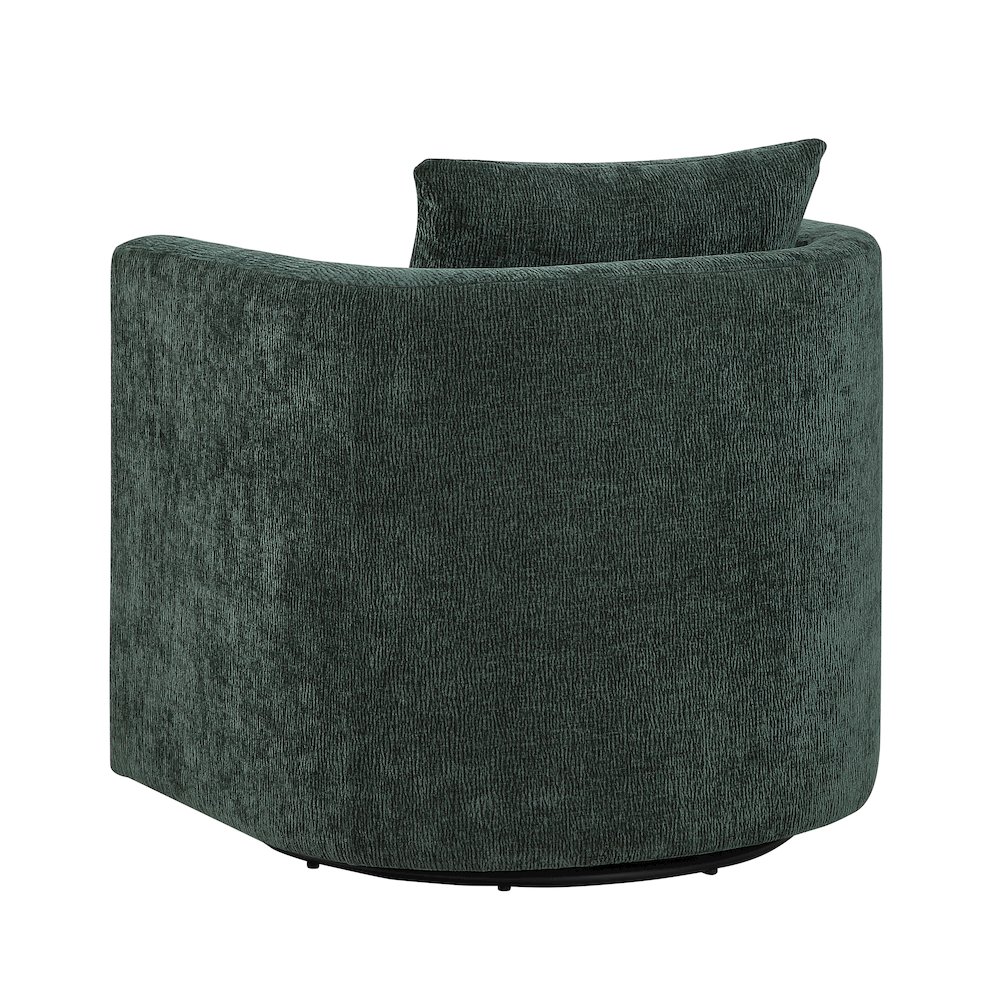 Sheldon Kelly Green  Swivel Barrel Chair. Picture 13