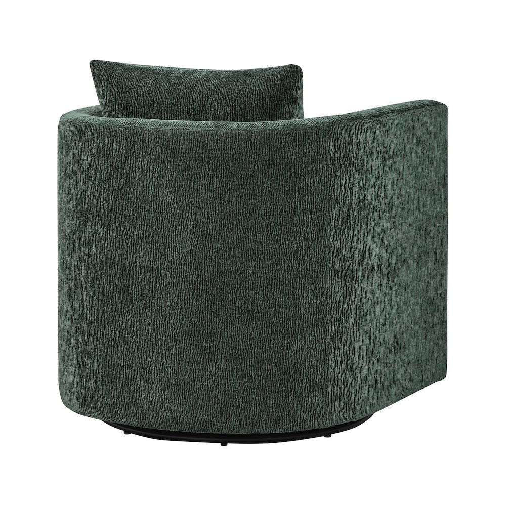 Sheldon Kelly Green  Swivel Barrel Chair. Picture 14
