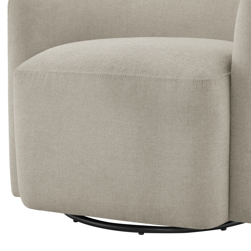 Amhurst Sea Oat Swivel Barrel Chair. Picture 8