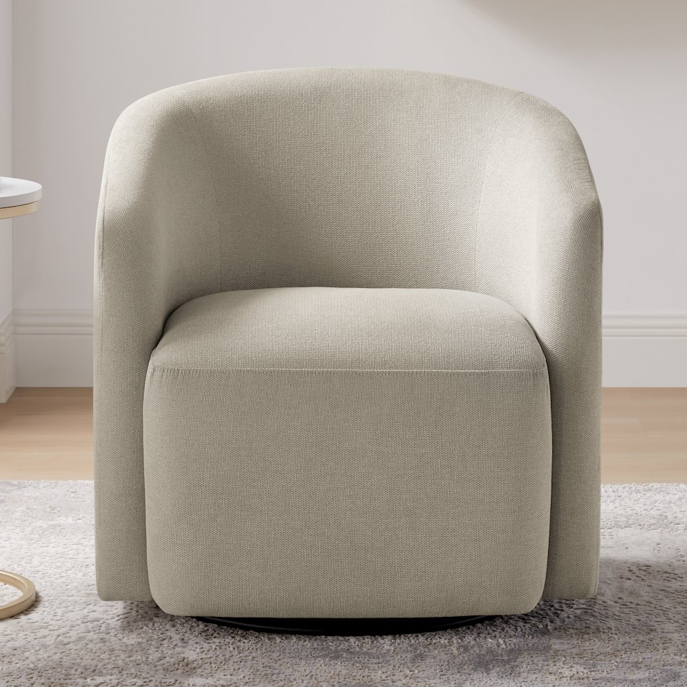 Amhurst Sea Oat Swivel Barrel Chair. Picture 10