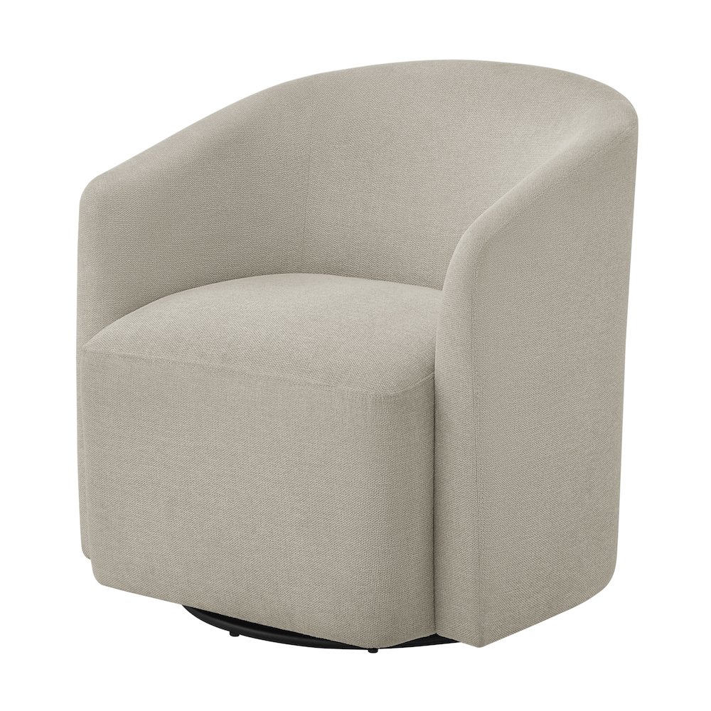 Amhurst Sea Oat Swivel Barrel Chair. Picture 13