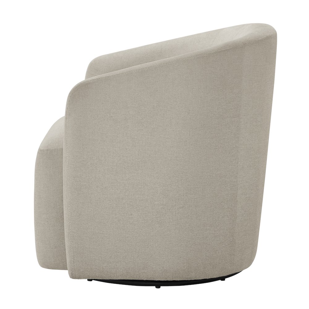Amhurst Sea Oat Swivel Barrel Chair. Picture 14